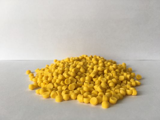 Yellow Soft Flame Retardant PVC Compound Lead-Free Normal type