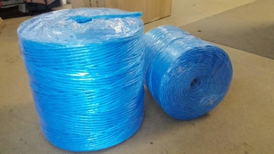3mm 4mm Farm Use Twisted Banana Twine Hay Baler Rope Blue PP Baler Twine