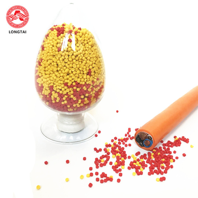Solid Compounds Rigid PVC Granules Insulation Cable 16N/Sq.mm Tensile Strength